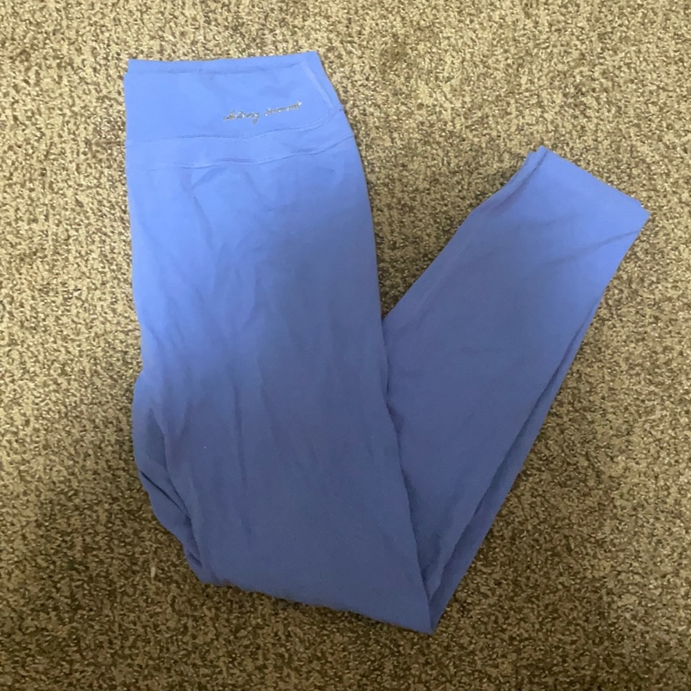 Whitney Simmons gymshark leggings intense beautiful blue